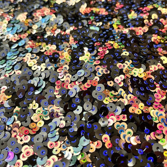 URBAN OUTFITTERS Women’s SEQUIN MINI SKIRT small Back Zipper - Picture 1 of 11